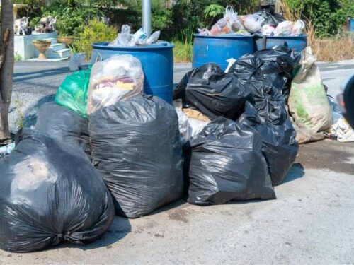 trash removal dumpster full 1