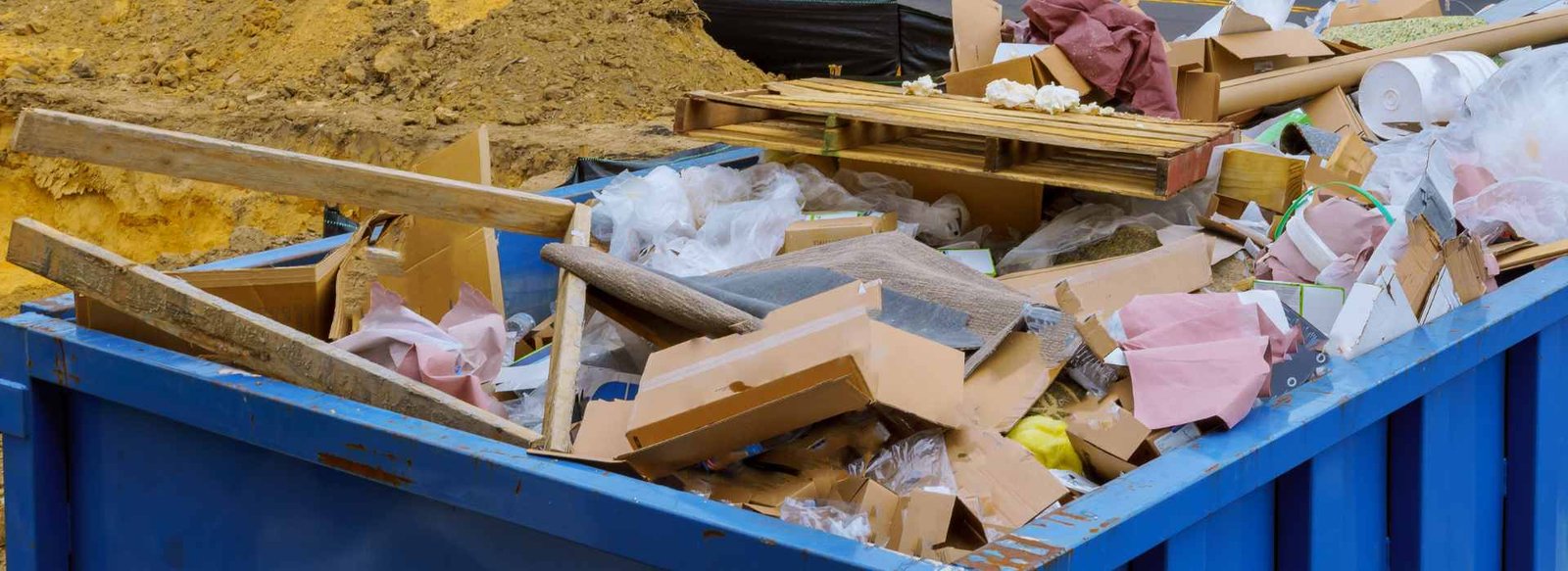 trash removal dumpster full